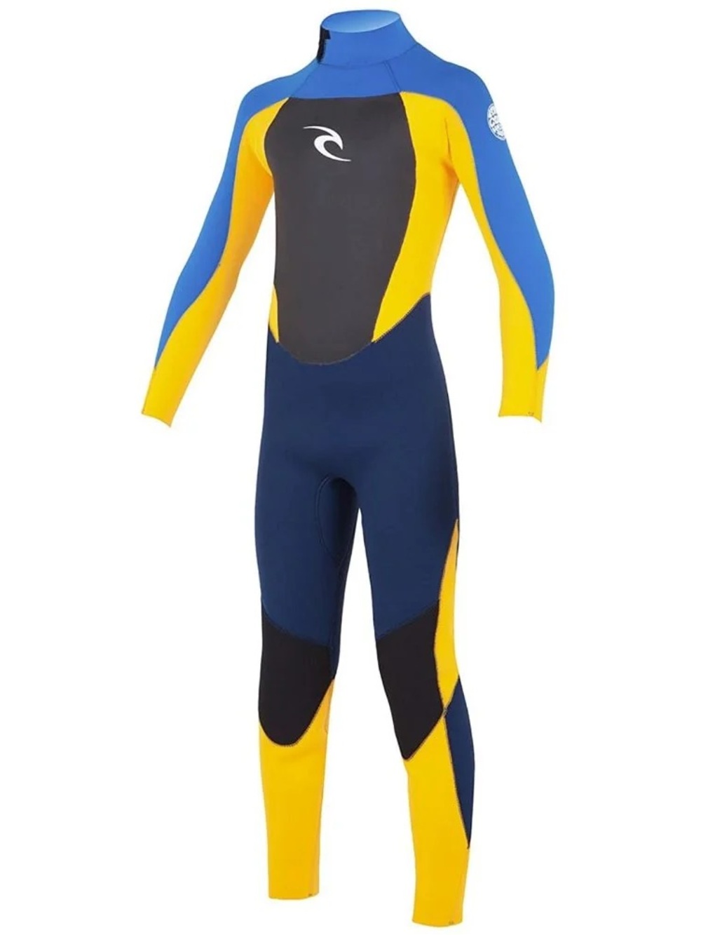 RIP CURL YOUTH DAWN PATROL 3/2 BACK ZIP BLUE Size 8